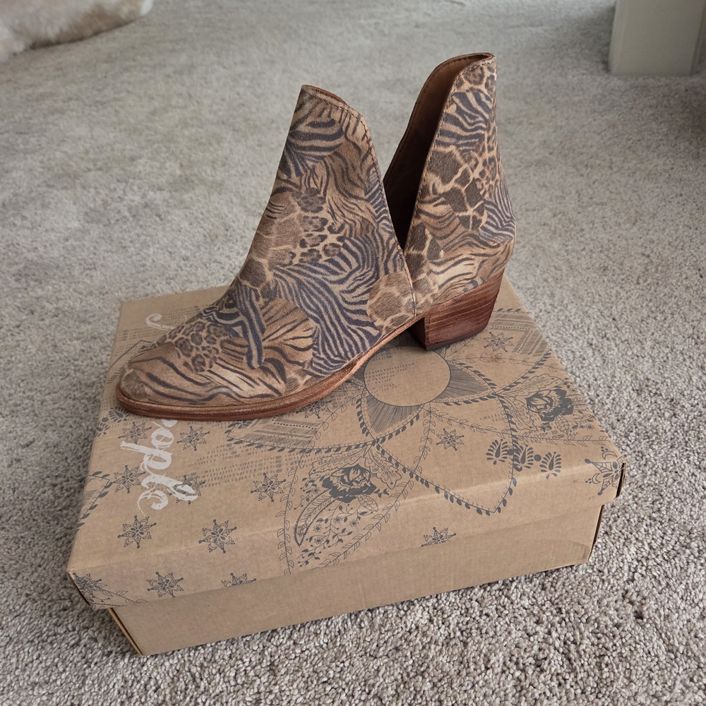 Free People Animal Charm Booties
